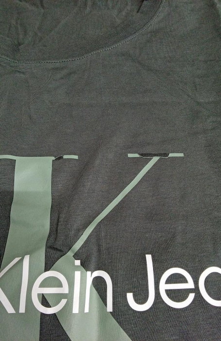 Tricou cu maneca scurta pentru barbati Calvin Klein Jeans J30J320806, gri, 4XL [2]