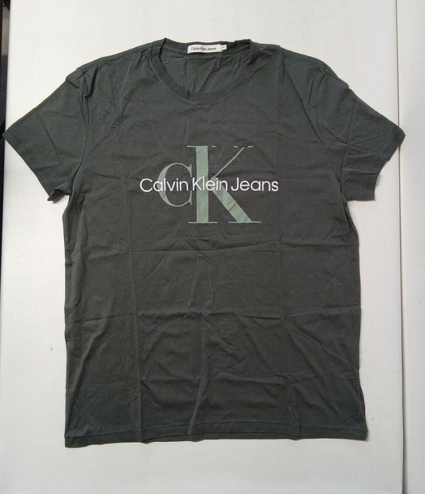 Tricou cu maneca scurta pentru barbati Calvin Klein Jeans J30J320806, gri, 4XL [3]