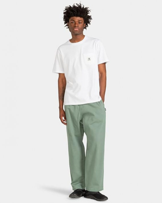 Tricou cu maneca scurta pentru barbati Element Basic Pocket ELYKT00116, alb, M [10]