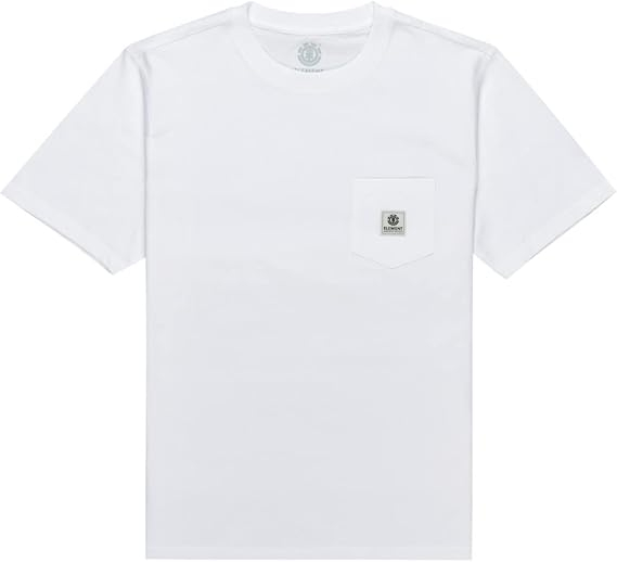 Tricou cu maneca scurta pentru barbati Element Basic Pocket ELYKT00116, alb, M [11]