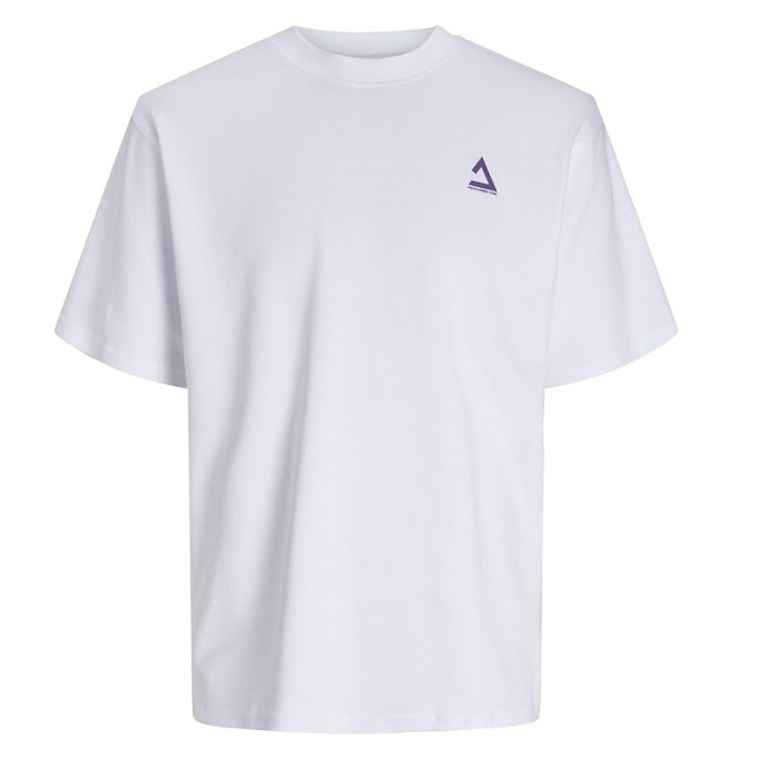 Tricou cu maneca scurta pentru barbati JACK & JONES Jcotriangle Summer Tee SS, alb, L [1]
