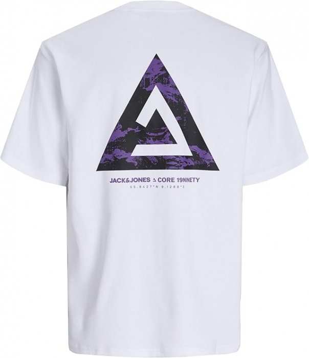 Tricou cu maneca scurta pentru barbati JACK & JONES Jcotriangle Summer Tee SS, alb, L [2]