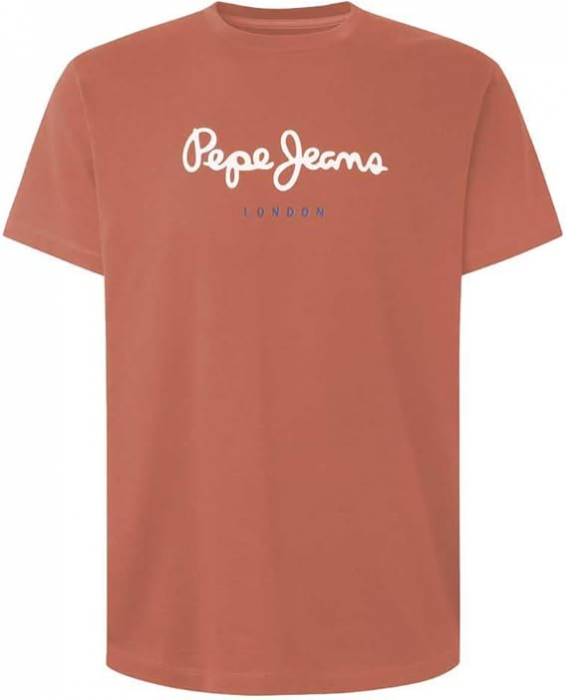 Tricou cu maneca scurta pentru barbati Pepe Jeans Eggo N, caramiziu, XL [1]