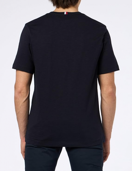 Tricou cu maneca scurta pentru barbati Tommy Hilfiger Arched Tee MW0MW34432, negru, 3XL [3]