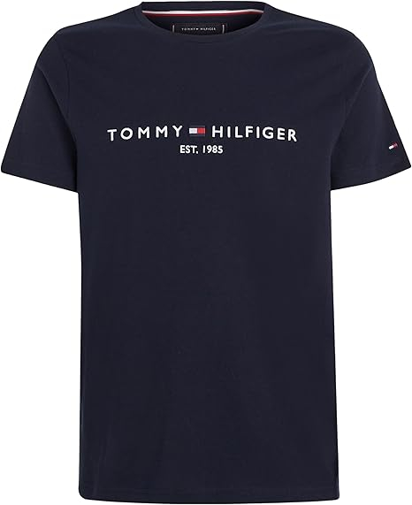 Tricou cu maneca scurta pentru barbati Tommy Hilfiger MW0MW11465, Slim Fit, bleumarin, M [4]