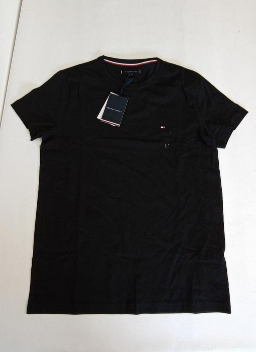 Tricou cu maneca scurta pentru barbati Tommy Hilfiger MW0MW27539, negru, M [3]
