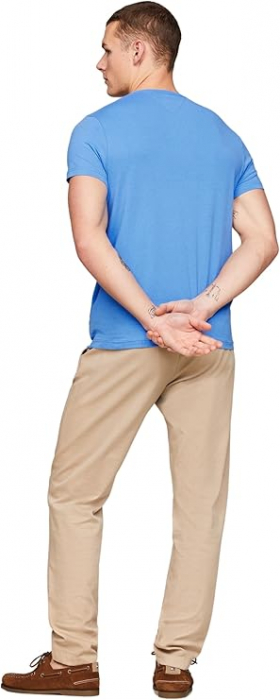 Tricou cu maneca scurta pentru barbati Tommy Hilfiger Stretch Slim Fit, albastru, L [2]