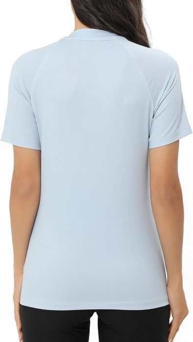 Tricou cu maneca scurta pentru femei Beast Layer, albastru deschis, M [4]