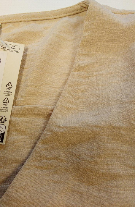 Tricou cu maneca scurta pentru femei JDY Jdydivya S/S Top Wvn Noos, bej, S [2]