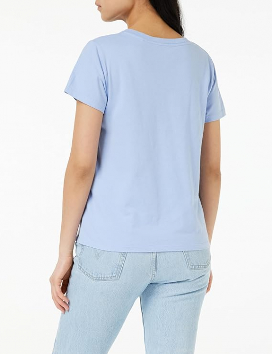 Tricou cu maneca scurta pentru femei Levi's, decolteu în V, albastru, S [4]