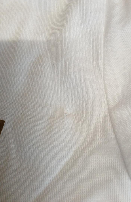 Tricou cu maneca scurta pentru femei Levi's The Perfect Tee, alb cu logo auriu, XS [2]