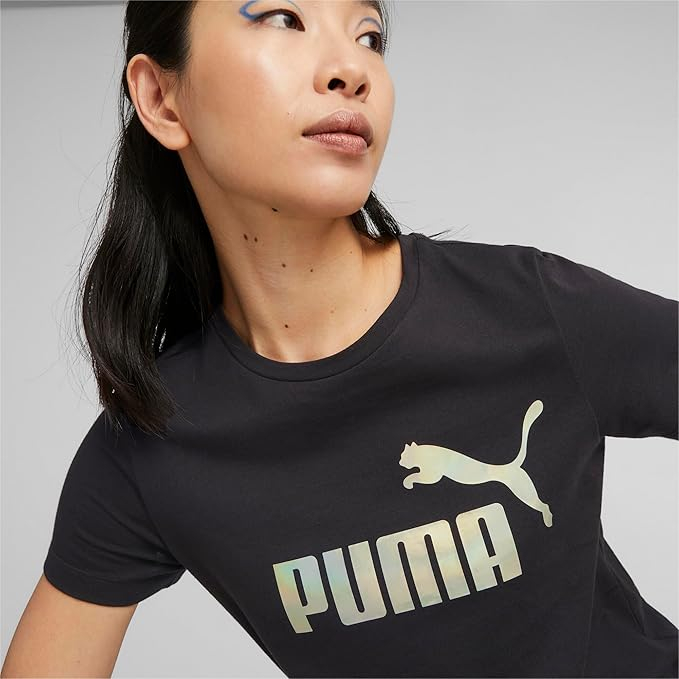 Tricou cu maneca scurta pentru femei PUMA ESS+ Nova Shine Tee, negru, S [5]
