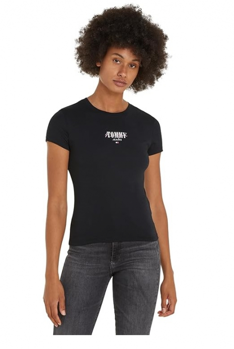 Tricou cu maneca scurta pentru femei Tommy Jeans Slim, negru, 3XL [1]