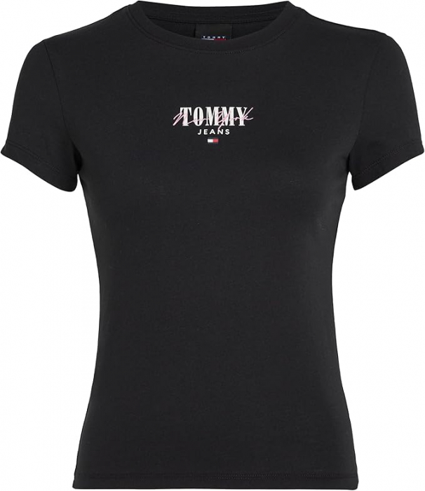 Tricou cu maneca scurta pentru femei Tommy Jeans Slim, negru, 3XL [4]