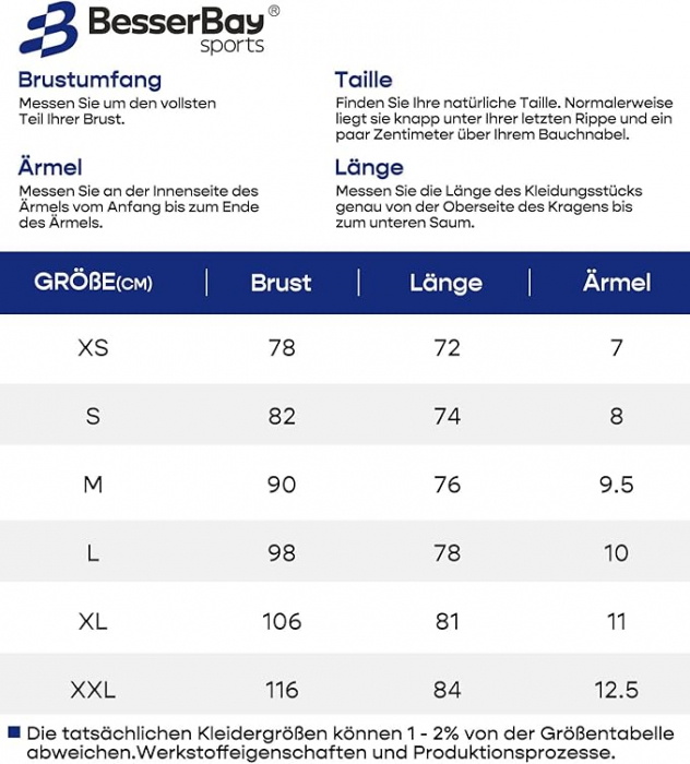 Tricou de surf pentru femei BesserBay, cu maneca scurta, protectie UV, albastru, M [6]