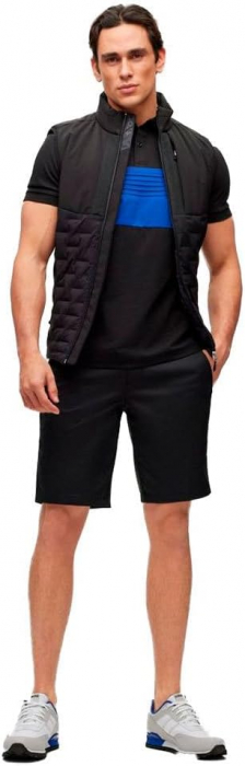 Tricou polo cu maneca scurta BOSS Pavel pentru barbati, negru, XS [5]