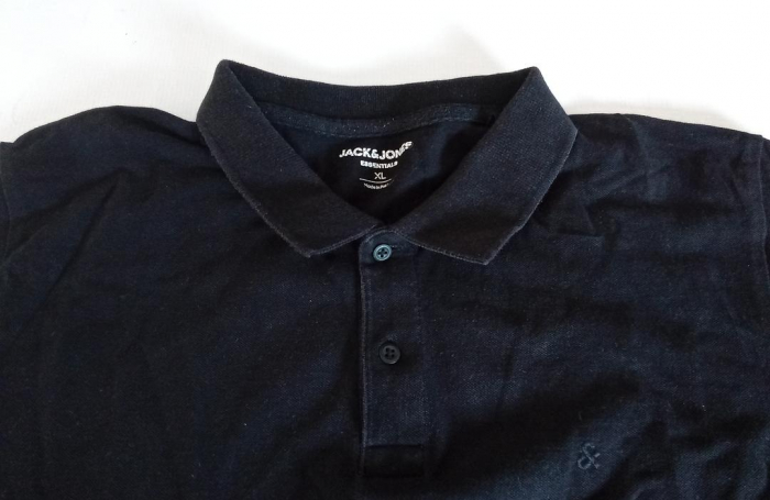 Tricou polo cu maneca scurta pentru barbati JACK & JONES Jjebasic SS Noos, negru, XL [3]