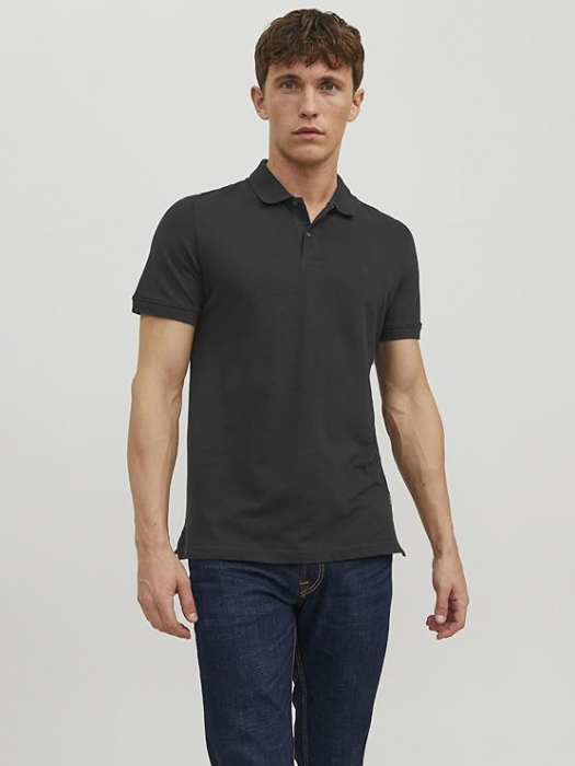 Tricou polo cu maneca scurta pentru barbati JACK & JONES Jjebasic SS Noos, negru, XL [7]