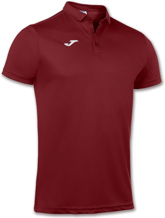 Tricou polo cu maneca scurta pentru barbati Joma Hobby, visiniu, M [1]