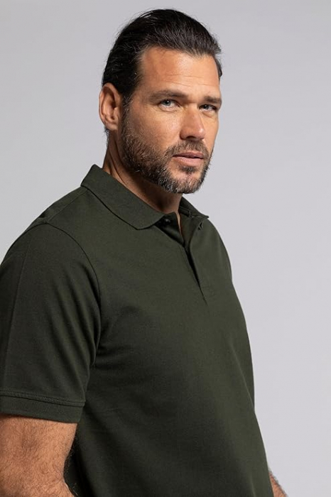 Tricou polo cu maneca scurta pentru barbati JP 1880 Piquee, bleumarin, 6XL [4]