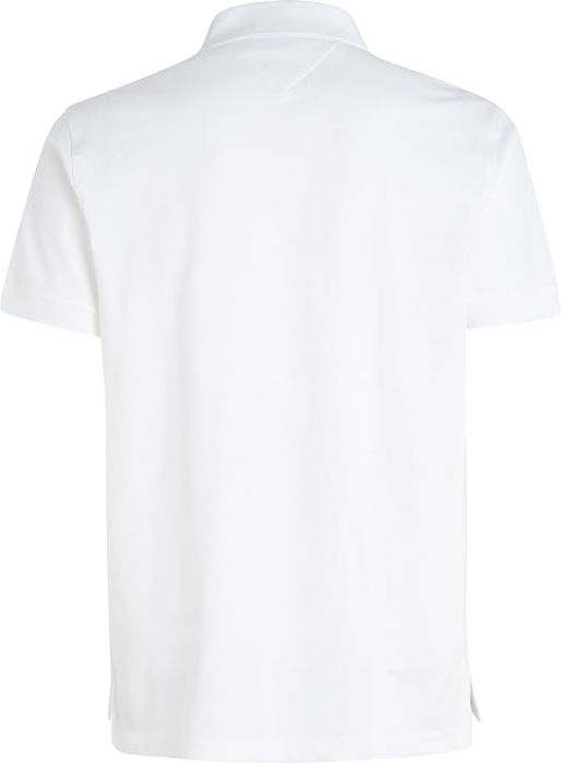 Tricou polo cu maneca scurta pentru barbati Tommy Hilfiger 1985, MW0MW17770, alb, S [6]