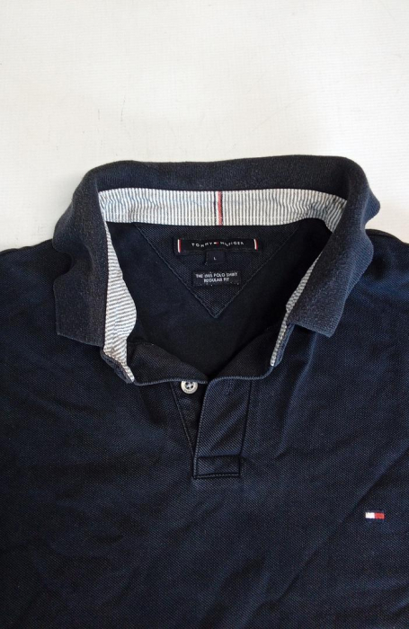 Tricou polo cu mânecă scurtă pentru bărbați Tommy Hilfiger MW0MW17770, bleumarin, L [3]