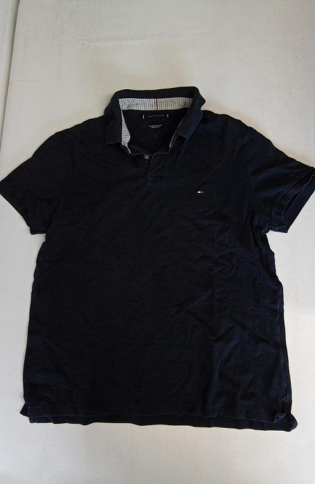 Tricou polo cu mânecă scurtă pentru bărbați Tommy Hilfiger MW0MW17770, bleumarin, L [2]