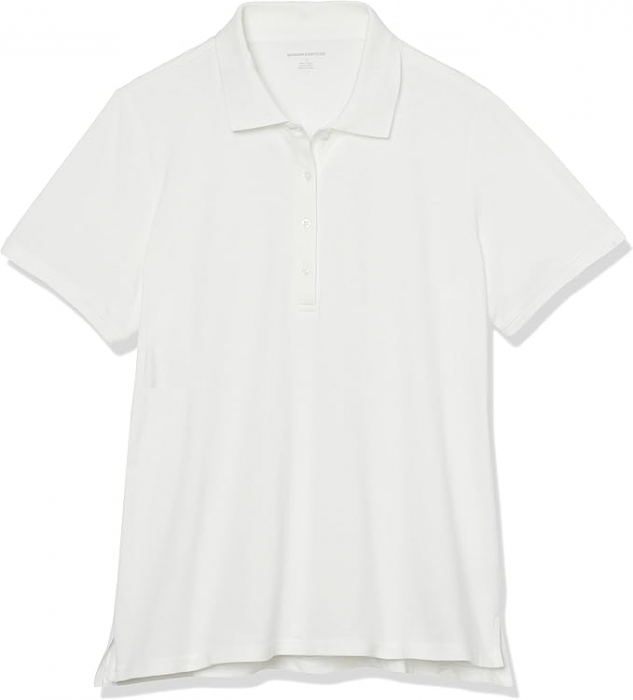 Tricou polo cu mânecă scurtă pentru femei Amazon Essentials, alb, 3XL [6]