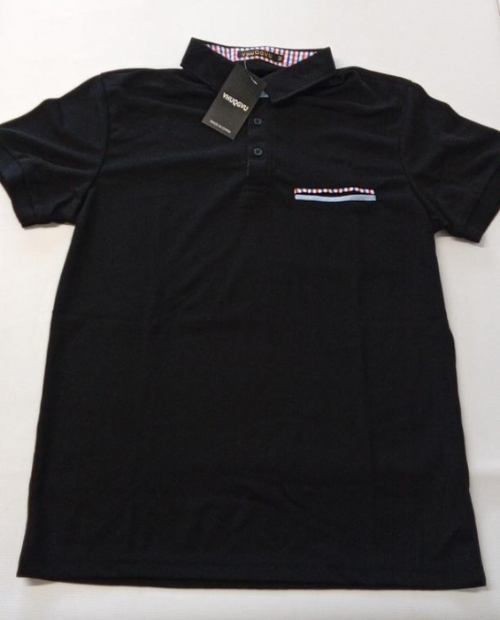 Tricou polo LIUPMWE pentru bărbați cu mânecă scurtă, cu model în carouri, Marimea M [2]