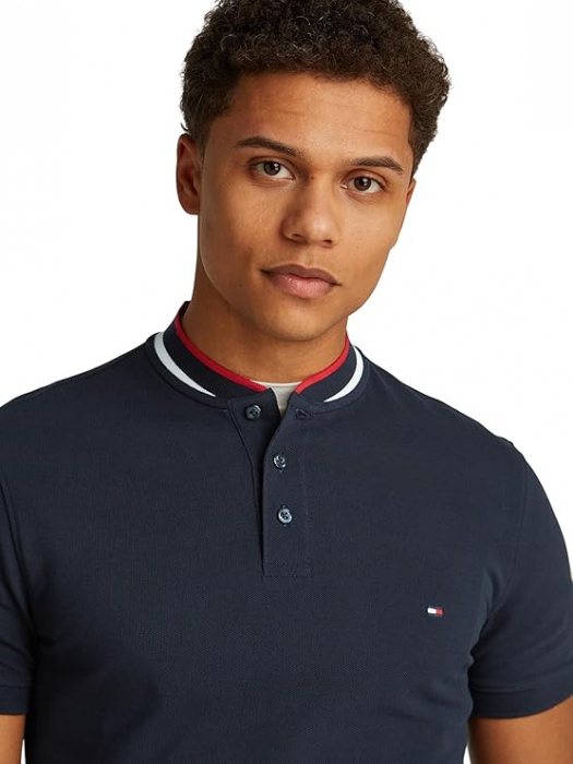 Tricou polo Tommy Hilfiger pentru bărbați, cu mânecă scurtă, L [4]