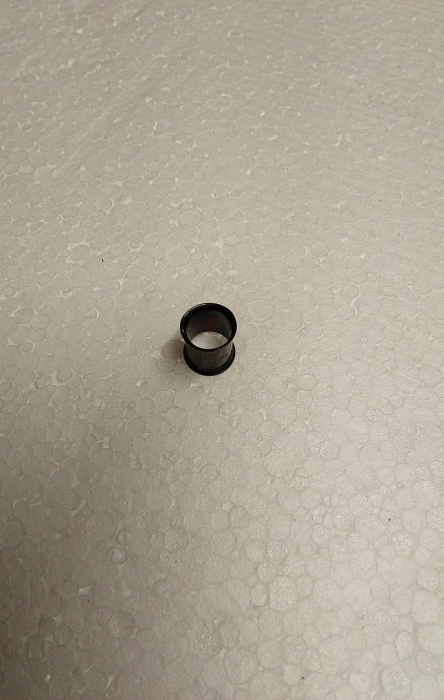 Tunel pentru piercing de ureche Autiga, otel inoxidabil, negru [2]