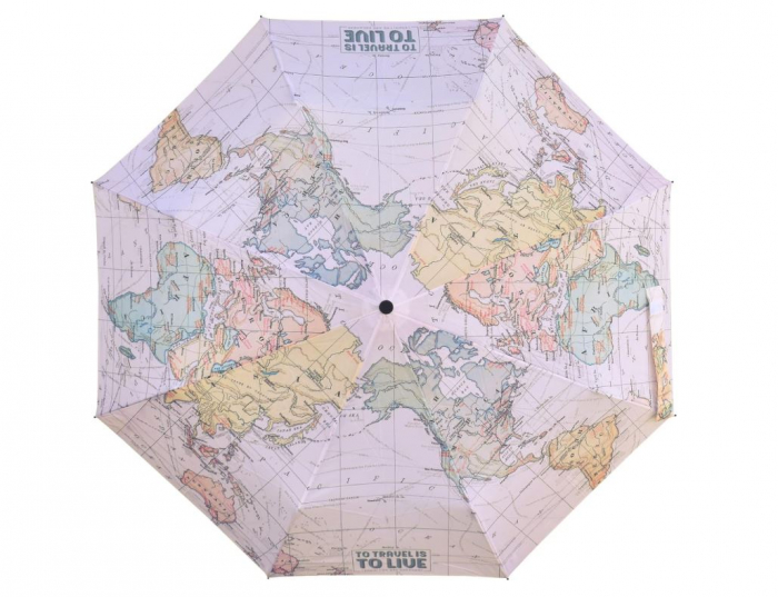 Umbrela pliabila Legami Umb0003 Travel, model cu harta, 100 cm [6]