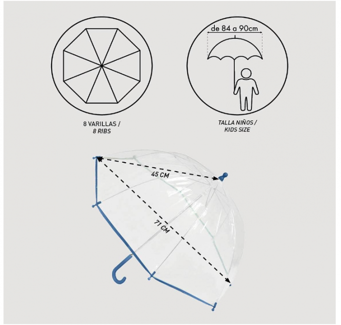 Umbrelă pliabilă pentru copii Spiderman CERDÁ LIFE'S LITTLE MOMENTS [7]