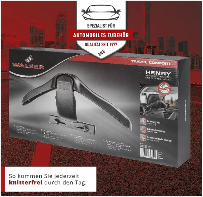 Umeraș pentru tetiera mașină Walser, cuier pentru haine [6]