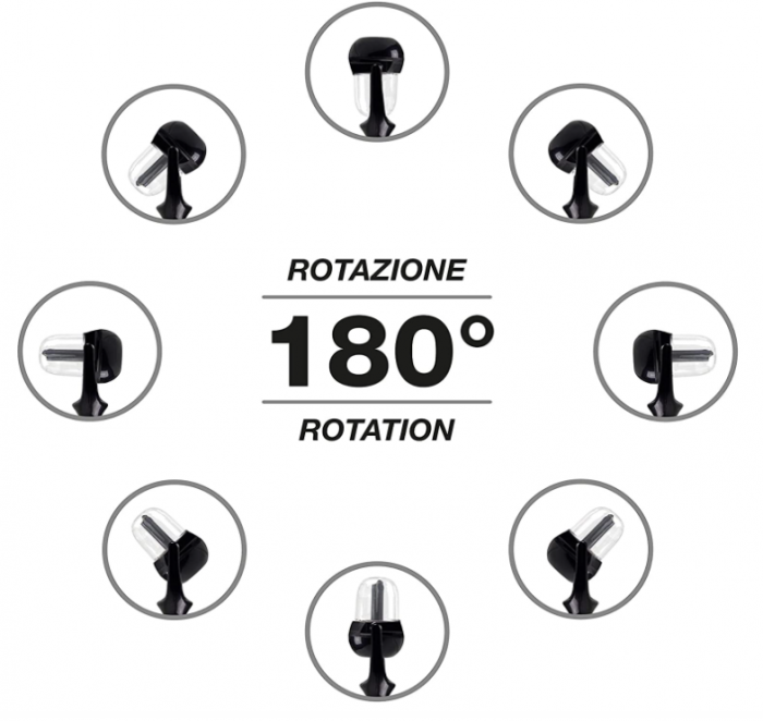 Umidificator cu functie de aromatarapie pentru auto Beper, 25 ml, Negru [2]