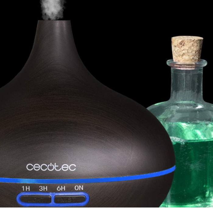 Umidificator/Difuzor Aromaterapie Cecotec Pure Aroma 300 Yin. 300 ml cu ultrasunete, 7 culori LED, Ultra silențios [5]