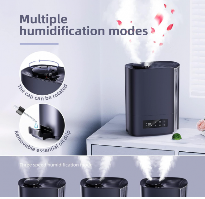 Umidificator XAXAZON JS07 6L, trei moduri, silențios [3]