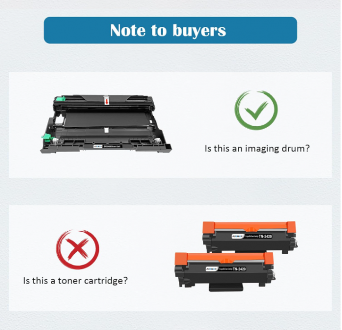 Unitate de cilindru Aseker DR-2400 DR2400 compatibilă cu TN-2420 pentru imprimantele Brother [7]