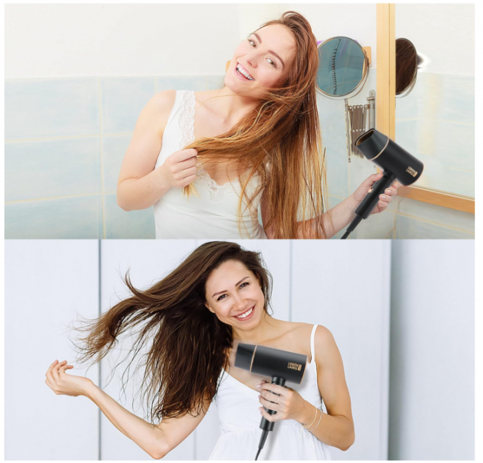 Uscător de păr pliabil LEBENLANG Ion 2100 W cu mod aer rece [8]