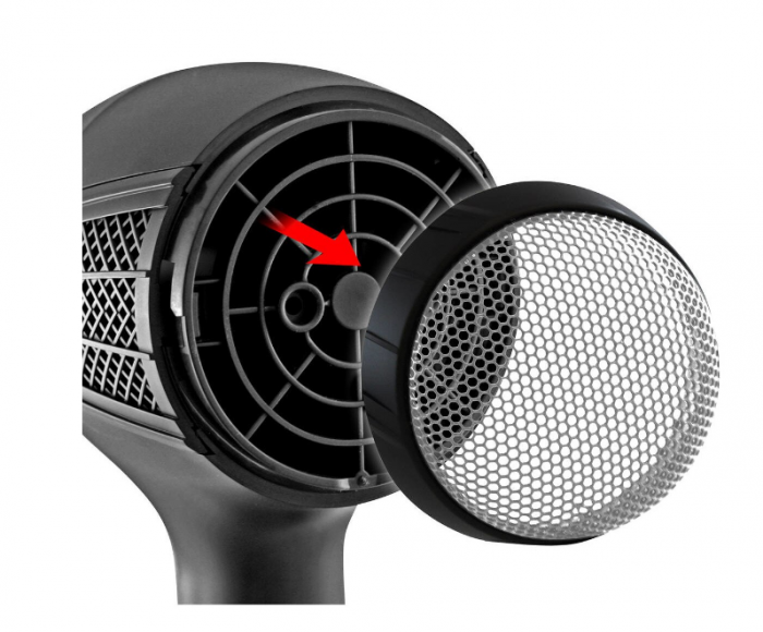 Uscator de par Trisa Magic Cord 1037.4212, 3 trepte temperatura, 2 viteze, Ionizare [5]