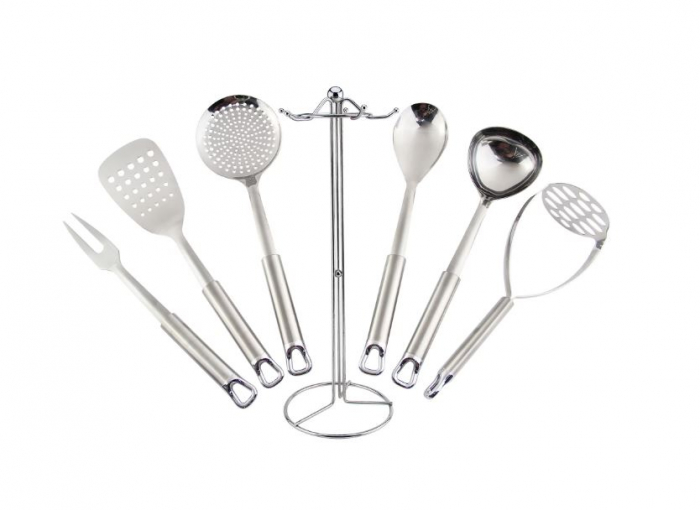 Set Ustensile de bucatarie cu suport Zass Gourmet ZG-KT 03 Inox [4]