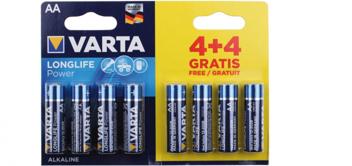 Set 8 baterii VARTA LongLife Power LR06/MN1500, AA, 4906121448 [1]