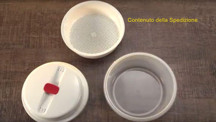 Vas pentru gatit cu abur Tescoma 705010 Purity pentru cuptorul cu microunde, diametru 21 cm, alb [5]