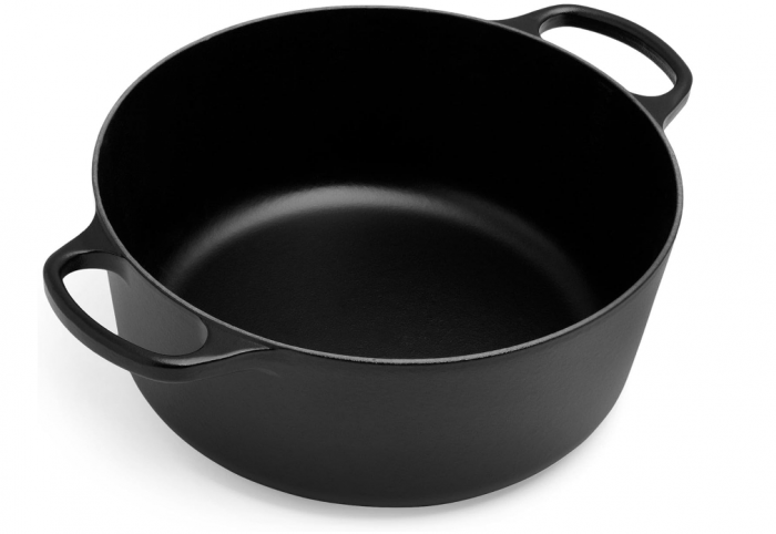 Vas pentru gatit, Oală cu capac Le Creuset Signature , din fontă emailată, 28 cm, 6,7 litri, negru mat [5]