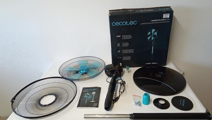 Ventilator cu picior Cecotec EnergySilence 510, 40 W, 5 pale, diametrul 40 cm, 3 viteze, inaltime 110-130 cm [2]