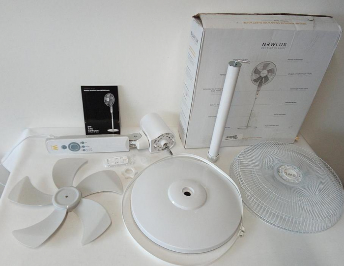 Ventilator cu picior si telecomanda Newlux W550 Smart, 5 pale, Ø40 cm, 3 viteze, oscilant [2]