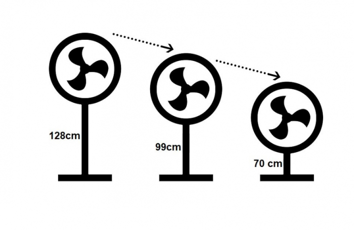 Ventilator cu picior Zass ZFTRA 1609, 55 W, 3 trepte viteza [6]
