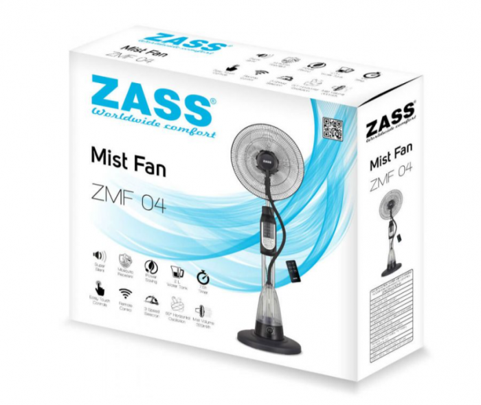 Ventilator cu pulverizare apa Zass ZMF 04, 70 W, 3 viteze [5]