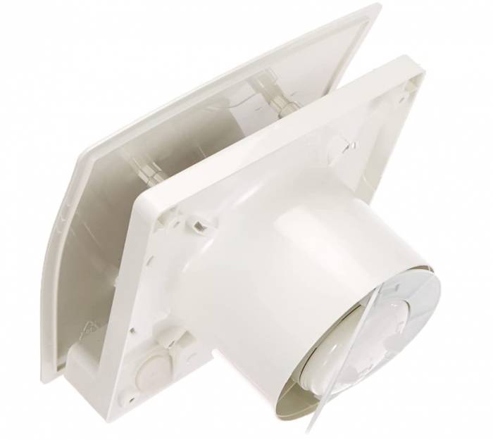 Ventilator silențios axial pentru baie/toaletă - 100 mm Vortice 11314 'Punto Evo Flexo MEX100/4" LL T', cu temporizator [4]