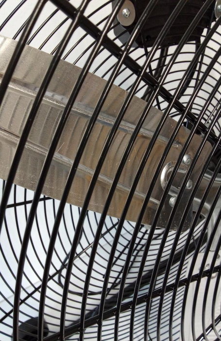 Ventilator industrial de podea Bastilipo Hurricane 140W din oțel inoxidabil cu 3 viteze, negru [5]